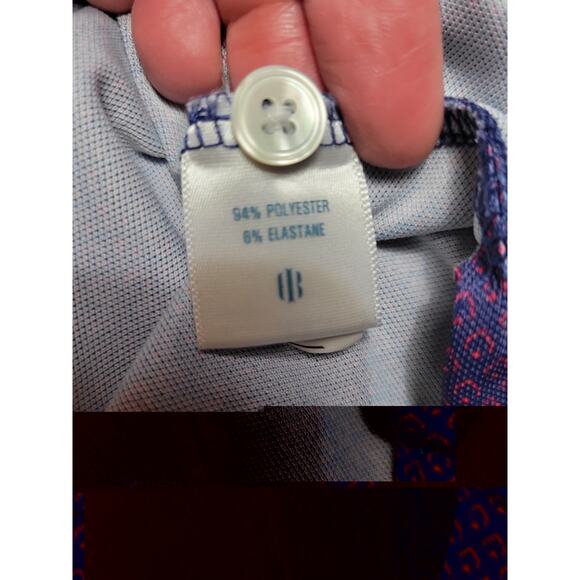 Holderness & Bourne The Draper Polo Shirt Mens XL Navy And Liberty Golf - Picture 5 of 8